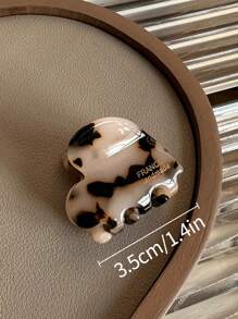 6 件/4 件/1 件亚克力发夹 2024 新款心形迷你爪夹，适用于刘海和侧发际线，多巴胺情人节发夹，发夹，发夹，发夹，学校用品，学院秋冬发饰，女士度假装扮