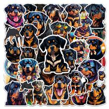 50pcs Cute Dogs Mix Alaskan Malamute,Border Collie,German Shepherd,Rottweiler,Samoyed DIY  PVC Waterproof Graffiti Stickers Ornament For Phone Scrapbook Motorcycle Helmet Computer Cars Guitar Boot Home Notebooks - 5.5-8cm - View 13