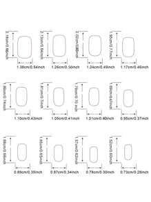 Un set de 24 uñas postizas cortas en estilo minimalista blanco francés, versátil para la moda occidental. Adecuado para uso diario por mujeres. Incluye lima de uñas, gel de gelatina y palito para retirar las uñas postizas