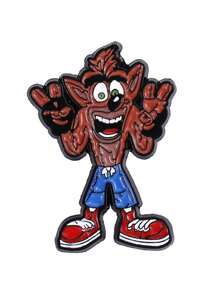 1 件&2 件&4 件动漫游戏珐琅别针卡通动物狼人物胸针徽章金属翻领背包毛衣配饰珠宝礼品