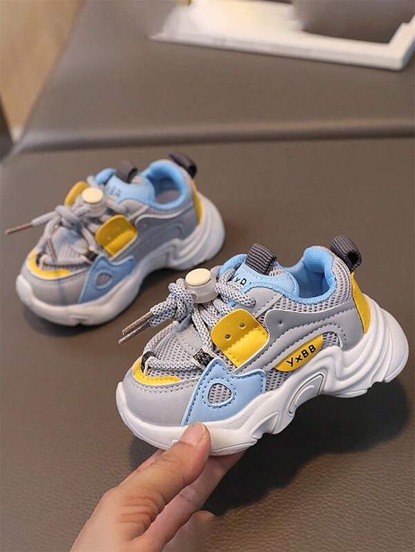 1 Par de Sapatos Antiderrapantes Pré-Andadores para Bebês, Primavera e Outono, Tênis Esportivos para Crianças de 0-1-3 Anos, Meninos e Meninas