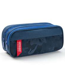 Großer Kapazität Federmäppchen, Stiftebox, einfaches Schüler Federmäppchen Stiftebox Aufbewahrungsbox Geschenk, Schüler Zubehör, Schul-Lernbedarf, Mehrzweck Federmäppchen, kreative Stiftebox, Aufbewahrungstasche für den Schreibtisch, Bürobedarf - 21cm*9cm*5cm - Übersicht 11