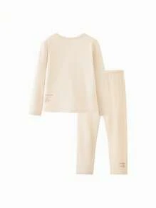 mini bala Girls' Pajamas: Skin-Friendly, Sweat-Absorbing Base Suit