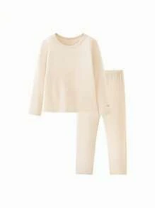 mini bala Girls' Pajamas: Skin-Friendly, Sweat-Absorbing Base Suit