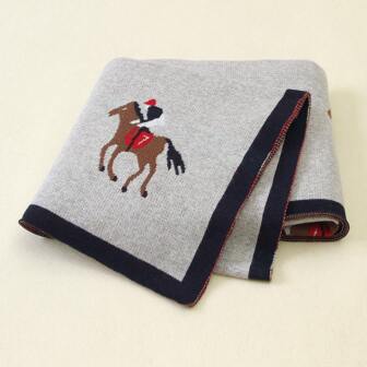 1 件婴儿毯襁褓，带有可爱图案，四季皆宜的爱情情人节