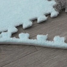 10pcs Beige Patchwork Rugs, Minimalist And Practical Multi-Purpose