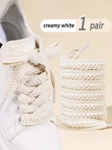 1 cặp dây giày thời trang cổ điển cho giày vải giày trượt - Dây giày lúa mì - Xem 12