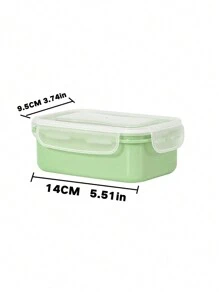 Microwaveable Plastic Lunch Box For Work, Rough Rice Bento Meal Prep Container With Lid,Leak-Proof Meal Prep Storage Box - Multicolor - View 11