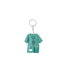 3pcs/1pc Nurse Keychain - 2D Acrylic Design With Stethoscope & Name Tag Acrylic Pendant - Perfect Gift For Nurse Appreciation Halloween School Letter Car Accessories Cute Goth Y2k
