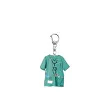 3pcs/1pc Nurse Keychain - 2D Acrylic Design With Stethoscope & Name Tag Acrylic Pendant - Perfect Gift For Nurse Appreciation Halloween School Letter Car Accessories Cute Goth Y2k