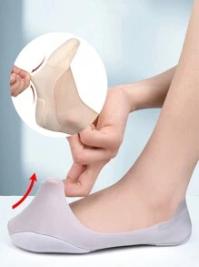 6 paia casuali di calzini da donna con fondo morbido in spugna, ammortizzati e confortevoli, senza caviglia, adatti per qualsiasi scarpa, per l'estate