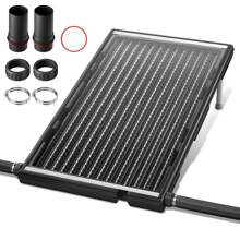 Froadp Solar Pool Heater, Hot Water System With Support Bar, Solar Pool Heater With Ø 5 Cm Connection, Solar Pool Heater For Outdoor Pool - Black - View 1