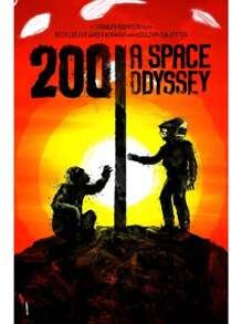 1 张 2001 太空漫游电影海报经典老电影科幻电影帆布印刷墙面艺术装饰家居房间装饰无框架 - 彩色 - 查看 36
