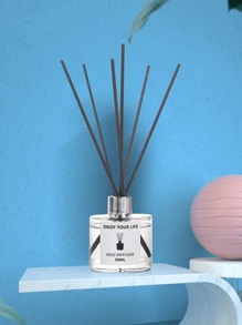 无焰精油扩散液，空气清新剂，适用于家庭、酒店、浴室、卧室、礼物 - 薰衣草、栀子花、桃子、茶、海洋香味情人节情人节用品婚礼用品