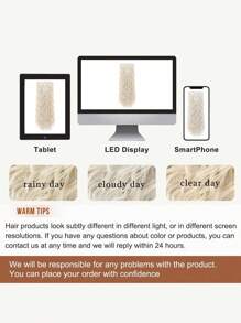 Clip In Hair Extensions,6PCS Hair Extensions Long Mermaid Waves Wavy Synthetic Clip On Hairpiece For Women 24 Inch White Blonde