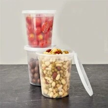 48 gói hộp đựng thực phẩm Deli 24oz có nắp, hộp đựng thực phẩm Deli bằng nhựa có nắp, hộp đựng chất nhờn, hộp đựng súp, hộp đựng đồ ăn chuẩn bị | | Có thể xếp chồng lên nhau | Chống rò rỉ | Có thể rửa bằng máy rửa chén/tủ đông, tiệc Giáng sinh, đồ trang trí Giáng sinh, đồ trang trí Giáng sinh, quà tặng và đồ trang trí Giáng sinh, đồ trang trí S, - Nhiều màu - Xem 2
