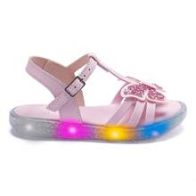 Girls' Butterfly Buckle Sandals - Màu Hồng baby - Xem 1