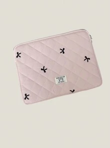 1 Stück 11 Zoll/15 Zoll Computertasche minimalistische leichte Tasche mit großer Kapazität kompatibel mit iPad, geeignet für Schulsaison und Rückkehr zur Schulsaison Reisen, Laptophülle Schlafsaal Tablettasche einfarbig cartoon süße schützende Hülle Laptoptasche Computer-Handtasche tragbare Desktop-Schutzabdeckung für Tablet Valentinstag - Verschiedenfarbig - Übersicht 15