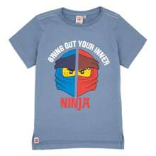 LEGO Boys Ninja Short-Sleeved T-Shirt (Blue) - Blue - View 1