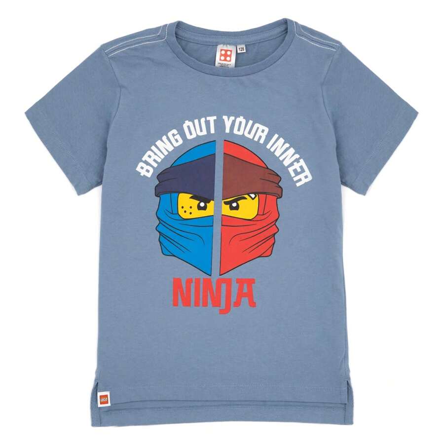 LEGO Boys Ninja Short-Sleeved T-Shirt (Blue) - Blue - View 1