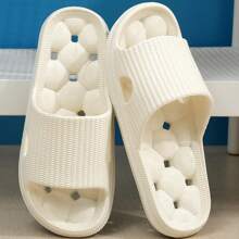 2024 Summer New EVA Bathroom Shower Slippers, Massage Bottom For Comfort And Health, Non-Slip Household Bathroom Shower Slippers, Simple INS Style