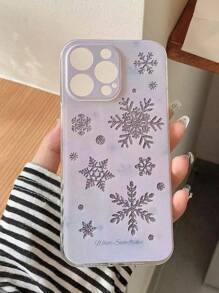 Winter Snowflake Anti-Drop Protective Phone Case Compatible With Iphone