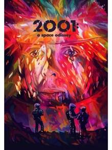1 张 2001 太空漫游电影海报经典老电影科幻电影帆布印刷墙面艺术装饰家居房间装饰无框架 - 彩色 - 查看 23