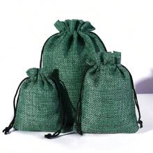 20 PIEZAS, 2 Tamaños Pequeños, 20 Colores, Bolsas de Regalo de Yute y Arpillera, Bolsas de Almacenamiento Reutilizables Bolsas para Joyas, Cosméticos y Manualidades con Cordones para Fiestas, Bodas, Navidad, Envasado de Lino