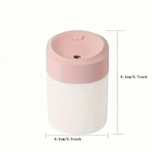 Portable Mini Car Aromatherapy Diffuser, Quiet Mist Aroma Diffuser, 200ml USB Desktop Car Diffuser With 7 Color Lights, Suitable For Travel/Car/Bedroom/Office, Holiday Gift