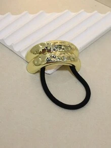 Dây buộc tóc bằng hợp kim co giãn hình học cổ điển, dây buộc tóc bằng kim loại thông thường, phụ kiện cho mọi mùa, dây buộc tóc đuôi ngựa - Nhiều màu - Xem 15