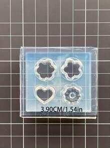Miniature Heart Flower Resin Mold Simulation DIY Octopus Rabbit Animal Silicone Mold For DIY Gift Making