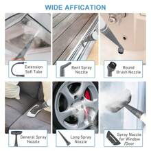 Handheld Steam Cleaner, Portable Steamer With 10 Pcs Accessories, Multi-Purpose Steamer For Home Use, Steamer For Cleaning Floor, Upholstery, Grout And Car