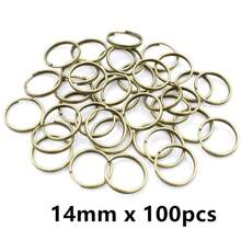 50-200 stuks Diameter 5-20mm Open Jump Rings Dubbele Lussen Goud Zilver Kleur Split Ringen Connectoren Voor Sieraden Maken Benodigdheden DIY Accessoires
