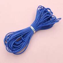 10 metros de cordón encerado de 1/1,5 mm de grosor, hilo, cuerda, correa para hacer manualidades, pulseras, collares y suministros de joyería DIY - cordón encerado - Ver 4