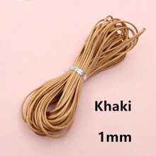 10 Meters 1/1.5mm Thick Waxed Cord Line Thread String Strap Rope For DIY Bracelet Necklace Jewelry Making Supplies - Strap Rope - View 10
