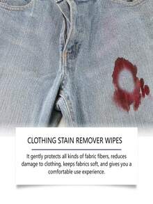 Khăn ướt tẩy vết bẩn quần áo - Làm sạch nhẹ nhàng, Tẩy dầu mỡ, Tẩy vết bẩn, Bảo vệ màu - Nhiều màu - Xem 4