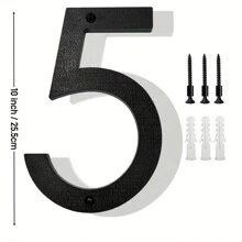 10 Inches, Floating Metal Modern House Number, Stainless Steel Texture Party Decoration Number, Outdoor Address Sign, Garden Gate And Mailbox Decoration Number,With Installation Kit - Multicolor - View 28