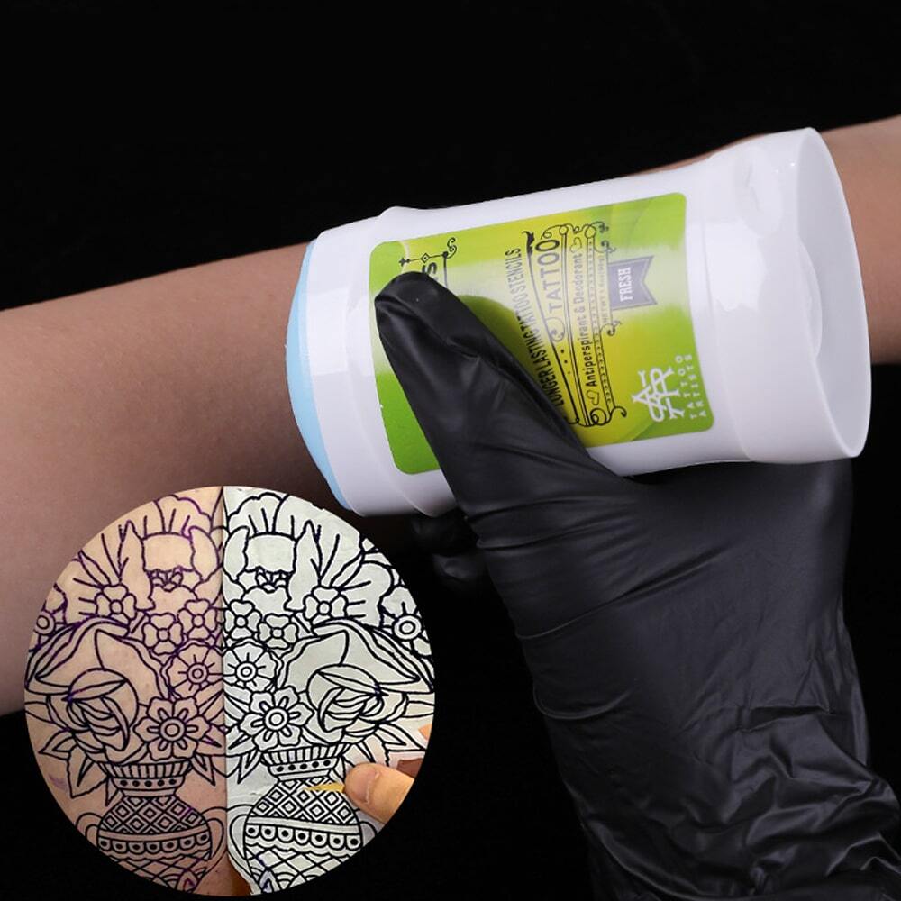 YILONG Kit de transfert de tatouage, avec 1 pièce de gel de transfert, 10 pièces de papier de