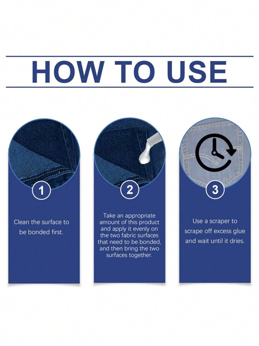 1pc Multipurpose Fabric Glue, Textile Adhesive For Christmas/New Year