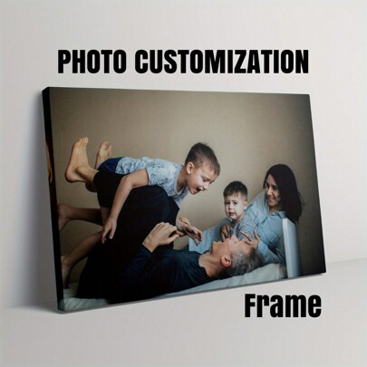 1pc Creative Canvas Printed Poster, Customized Photo Printing, Personalized Photo Canvas Wall Art, Art Wall Painting Gift, Souvenir, Bathroom, Bedroom, Office, Living Room, Wall Decor, Home Decor,Warm Ambience, Autumn Home Refresh, Scandinavian Cozy Home, Warm Ambience