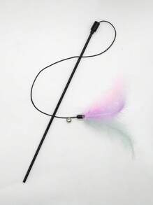 3 Color Feather Teaser Cat Toy, Interactive Toys For Cat Play - Multicolor - View 16