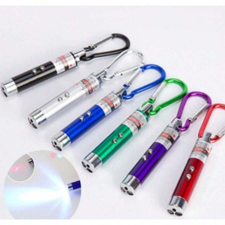 Red Laser Pen High Quality 3 In 1 Laser Mini Led Flashlight Beam Light Pointer - 紅色 - 查看 1