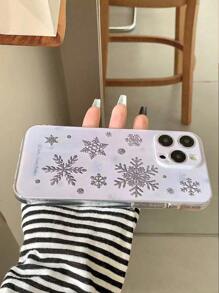 Winter Snowflake Anti-Drop Protective Phone Case Compatible With Iphone