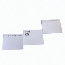 1pc Funny Sticky Note - White - View 5