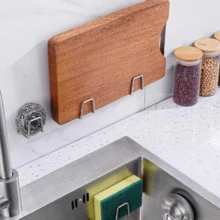 Stainless Steel Sponge Hooks Sink Sponge Holder Shelf - Choose Your Kit - 4 個掛鉤 - 查看 2