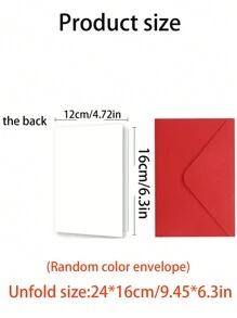 A 1PC Funny Gesture Birthday Card Suitable For Friends And Partners To Give As A Funny Gift (With Randomly Colored Envelopes),Back To School,School Supplies - Multicolor - View 2