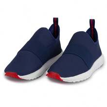Men's Navy Blue Slip On Easy-To-Wear Walking Shoes - Màu xanh hải quân - Xem 3