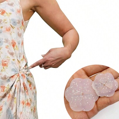 2 Stück Kleidungsknöpfe für Damen (3,3 cm und 4,8 cm), zum Befestigen von Ärmeln oder Röcken, Kleidungsknöpfe zum Organisieren von Knöpfen auf kurzen und langen Ärmeln während Outdoor-Aktivitäten, Reisen und Picknicks im Sommer