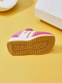 Girls Casual Sports Shoes, With Comfortable & Soft Soles, Easy Hook And Loop Design, Suitable For School & Daily Wear - Hot Pink - View 6