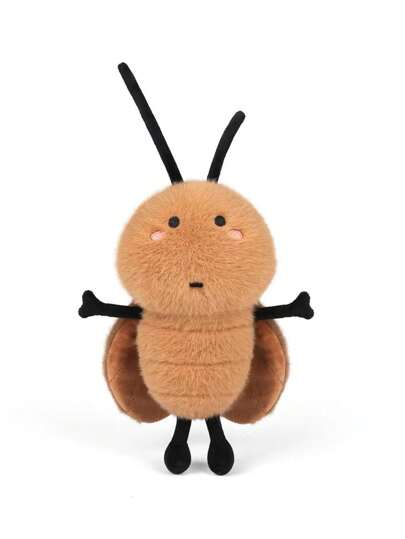 1 件有趣的毛绒蟑螂娃娃，适合作为包包挂件或钥匙扣，是送给家人和朋友的绝佳礼物，适合圣诞节、罗拉克斯、头脑特工队毛绒玩具、丑娃娃